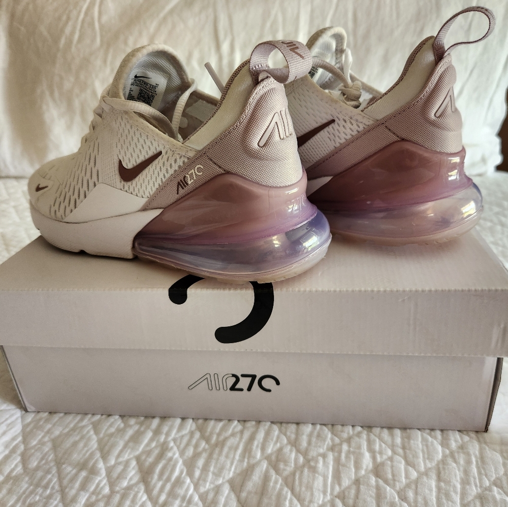 Nike Air Max 270 Cream Sneakers